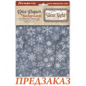 Набор рисовой бумаги для декупажа Stamperia DFSAK6058 "Silent Night" рождественский, А6, 8 листов